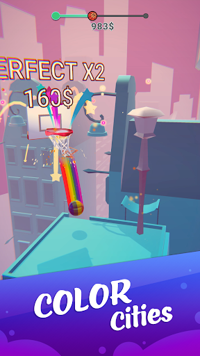 تحميل لعبة Color Dunk 3D مهكرة للاندرويد