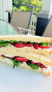 Oregon Strawberries, my recipe for Strawberry Ricotta sandwiches is perfect for a picnic or potluck. Cut them into smaller triangles and serve them as part of a tea party