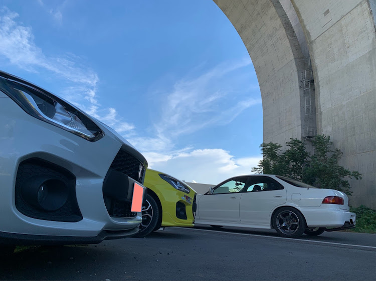 スイフトスポーツの夏の空と愛車・グーリンプラザ白馬・白沢洞門・ローマン橋下に関するカスタム事例の投稿画像3枚目