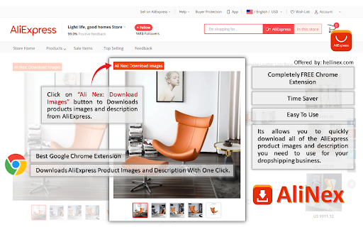 AliNex - Aliexpress Images Downloader