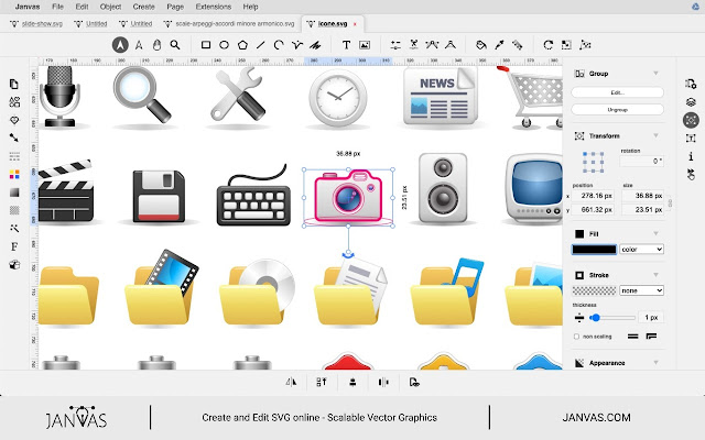 SVG Vector Editor – Free Online Image Editor