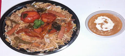 Mushroom 65 Biryani Bowl