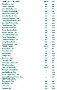 King Of Cake (KOC) menu 1