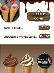 Thanco's Natural Ice Cream menu 3