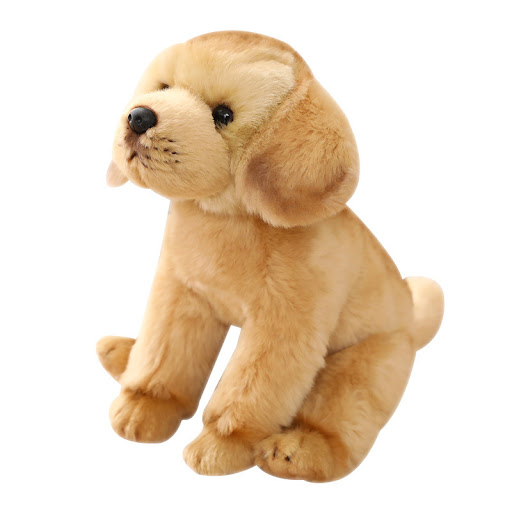 Title 1, Simulation Plush Toy Dog Labrador Doll, a soft ...