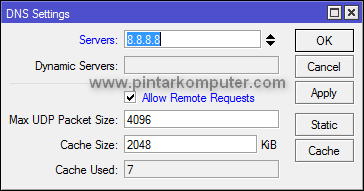 Tutorial Cara Setting Mikrotik Sebagai Router Gateway Internet