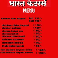 Bharat Caterers menu 1