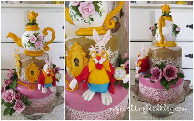 Торта с тема Алиса в страната на чудесата