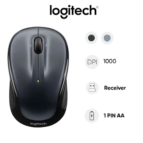 Chuột không dây Logitech M325s, màu bạc đậm (910-006814)