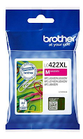 Blekk BROTHER XL LC422XLM Magenta (Org.nr.LC422XLM)