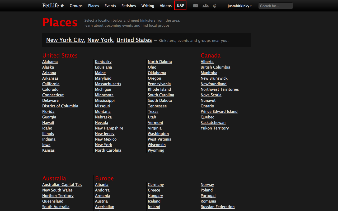 FetLife Original Navigation Bar Preview image 2