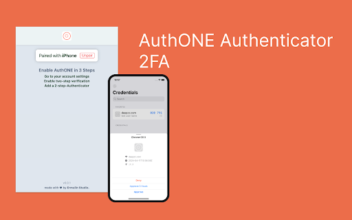AuthONE Extension screenshot 2