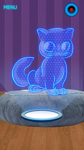 Hologram Kitten 3D Simulator
