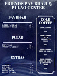 Friends Pavbhaji & Pulav Center menu 2