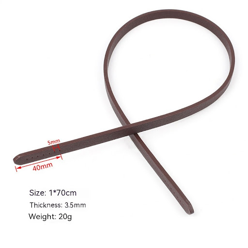 Title 1, PU Leather Straight Strap Bag Belt Accessory, E...
