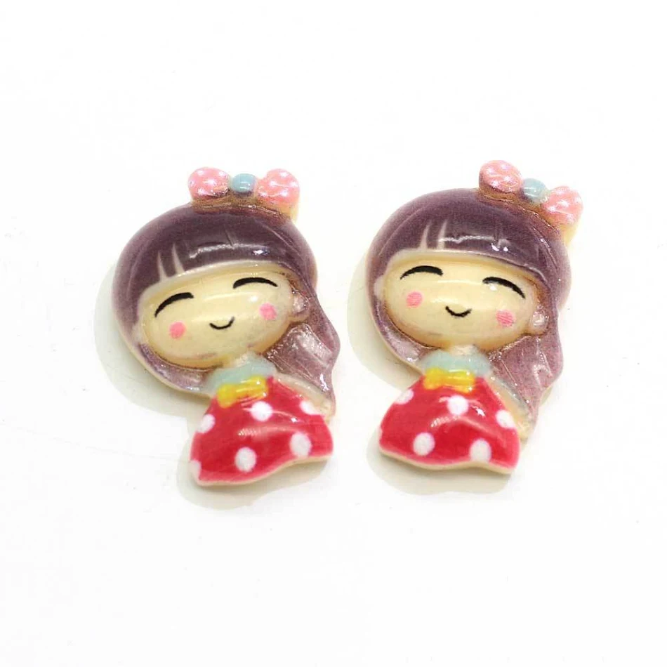 Schattige Cartoon Hars Prinses Patch DIY Handgemaakte Haarring en Haarspeldjes Accessoires Telefoonhoes Decoratief Materiaal!