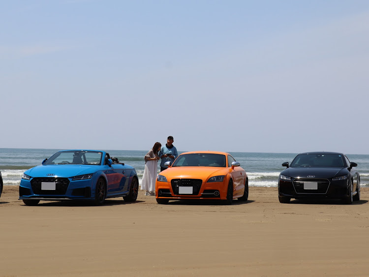 TT クーペのAUDI TT MEETING IN CHIRIHAMA・千里浜なぎさドライブウェイ・梅雨の晴れ間・TTミーティング2023・T-FACTORYに関するカスタム事例の投稿画像5枚目