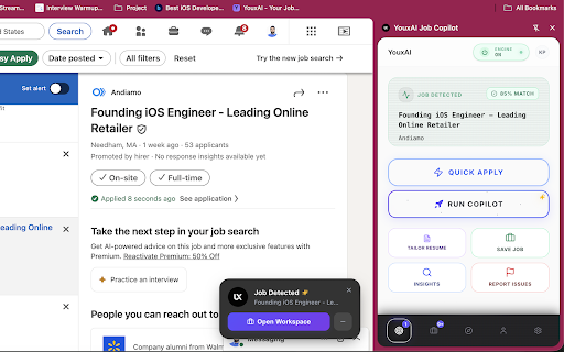 YouxAI Job Copilot screenshot 3