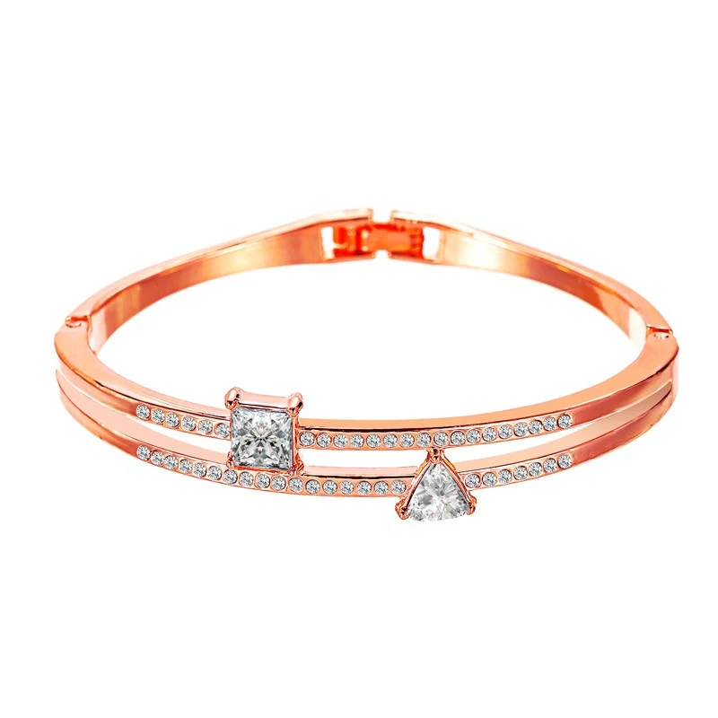 Accessoires de mode avec cœur en alliage simple, cadeau d'anniversaire idéal pour petite amie, design tendance, livraison gratuite.