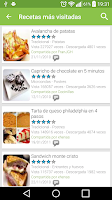 Recetario, recetas de cocina Screenshot