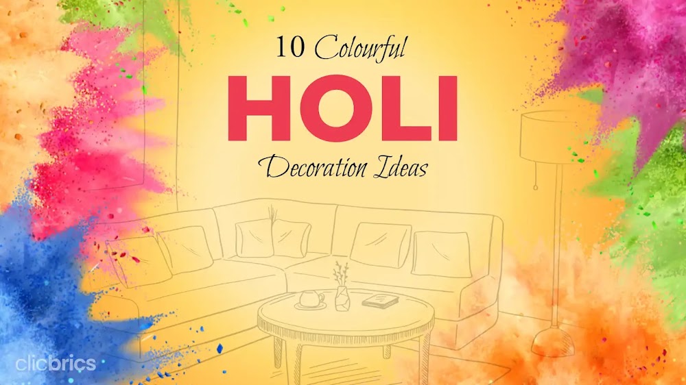 10 Fun & Creative Holi Decoration Ideas 2023 (With Pictures)