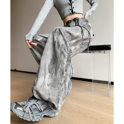 Title 6, Retro Chinese Style Ink Tie-dye Overalls for a ...