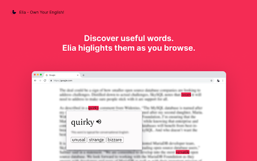 Elia – Own your English!