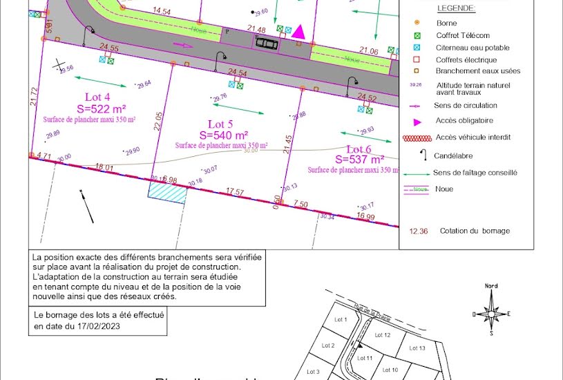  Vente Terrain à bâtir - à Beauvoir-sur-Niort (79360) 