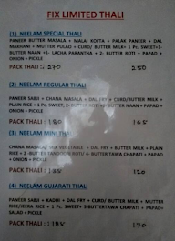 Neelam Sweets & Savoury menu 4