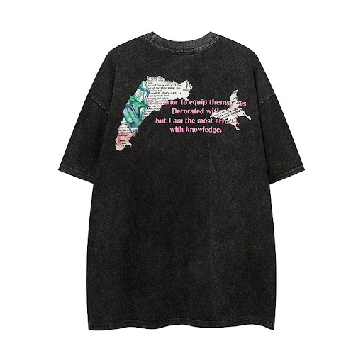 Title 20, American Washed-out Vintage Old High Street T-s...