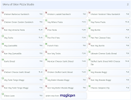 Slice Pizza Studio menu 2