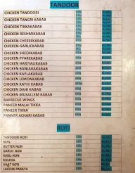 Indian Oven menu 3