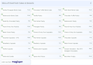 OvenFresh Cakes & Desserts menu 2