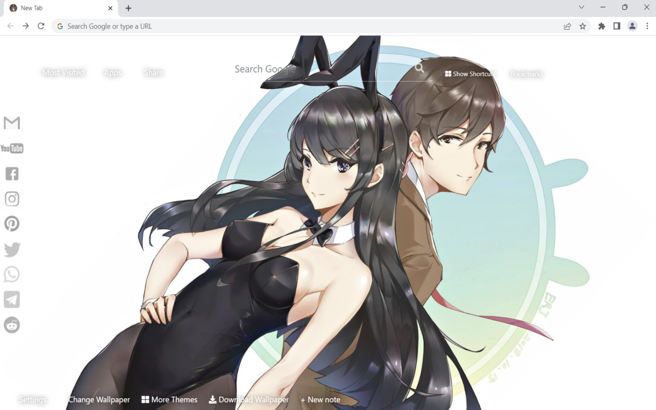 Dream of Bunny Girl Senpai Wallpaper Preview image 3