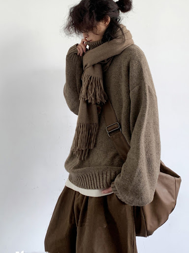 Title 4, Mens Turtleneck Sweater Pullover Knitting Bott...