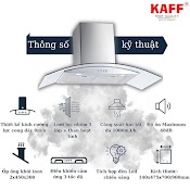 Máy Hút Mùi Kính Cong 900Mm Kaff Kf_Gb905 Tặng Bộ Lọc Than Thay Thế _ Hàng Chính Hãng