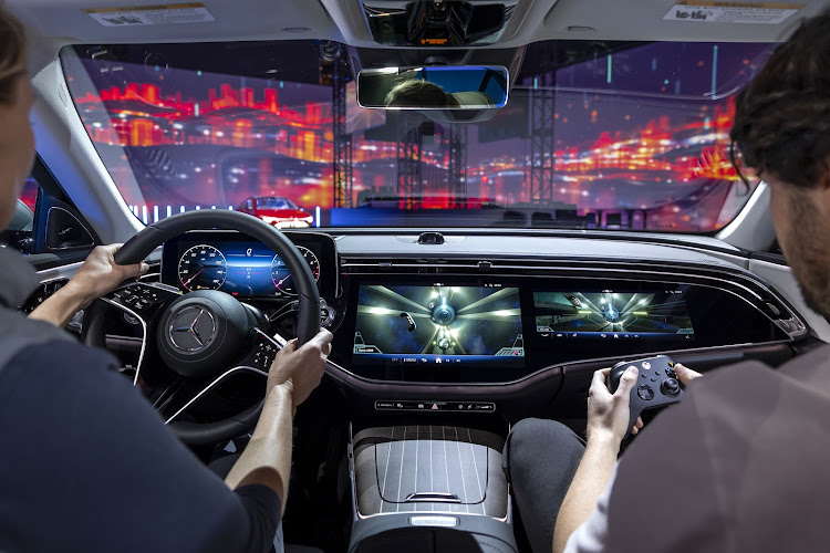 Mercedes' virtual assistant can provide context-based suggestions and engage in dialogue with users. Picture: SUPPLIED