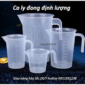 Ca Ly Đong Đinh Lượng 250Ml - 500Ml - 1L - 2L Làm Bánh, Pha Chế (Chất Dày, Bền, Đẹp)