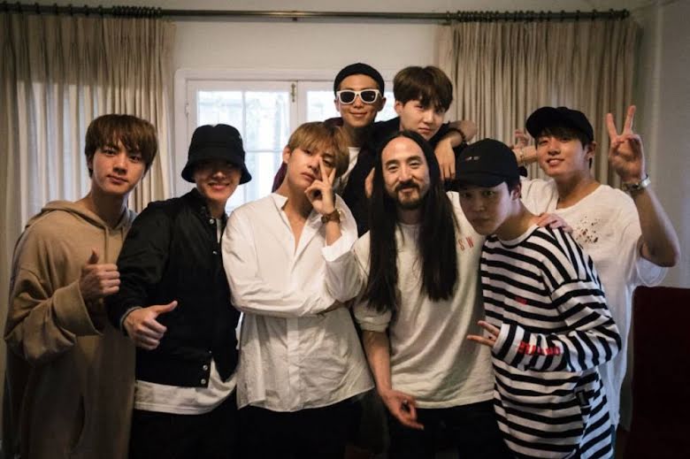 BTS reunites with Steve Aoki in Las Vegas concert