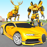 Cover Image of Скачать Deer Robot Car Game – Robot Transforming Games 0.3 APK