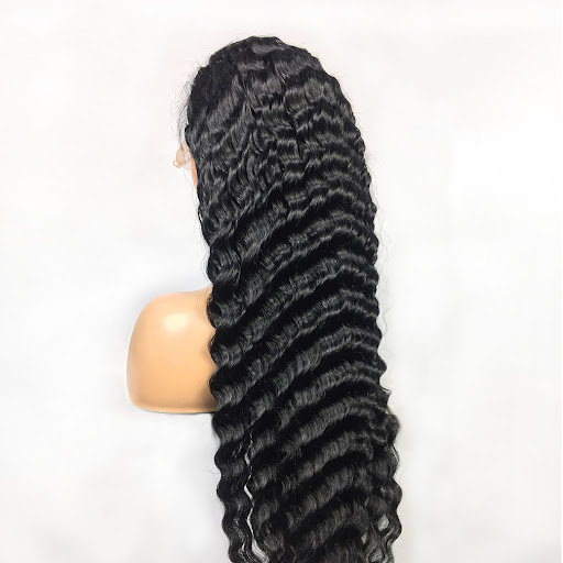 Title 1, Human Hair 28 30 Deep Wave Lace Frontal Wigs 13...
