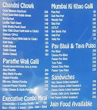 Chaat Bazaar menu 2