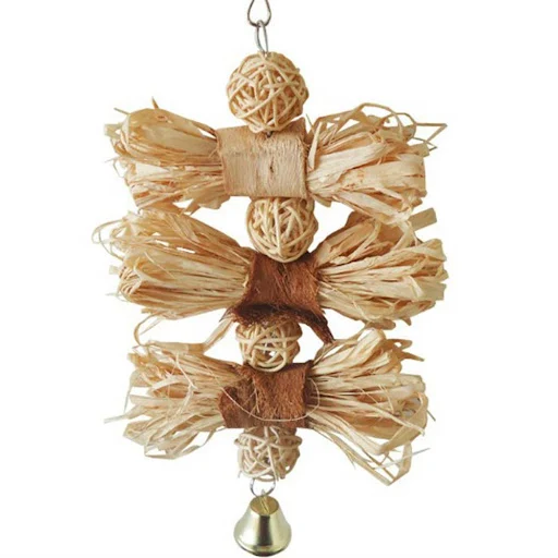 Pet Chews Toys Bird Parrot Macaw African Grey Budgie Parakeet Cockatiels Lovebird Bites Swing Cages Toys
