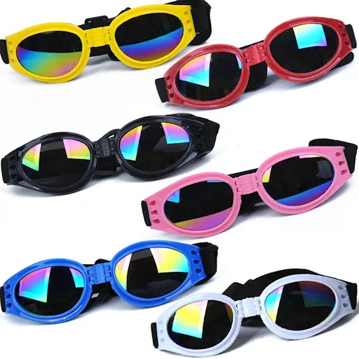 Pet Dog Outdoor Sunglasses Summer Windproof Foldable Sunscreen Anti-Uv Goggles Pet Supplies Pets Photos Props Accessorie