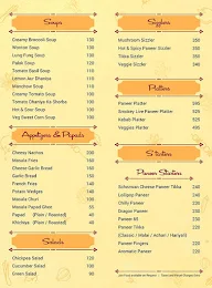 Zaika Uttar Da menu 1