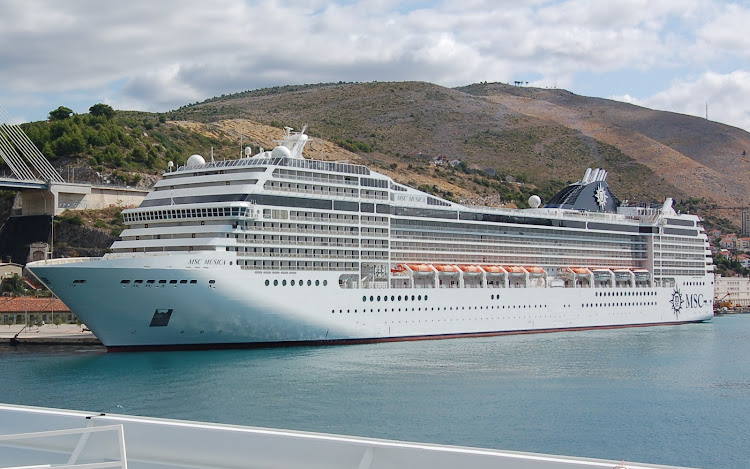 The 93,000-ton MSC Musica had to make a U-turn and head for the high seas when it encountered the "Cape Doctor" in Cape Town on Thursday.