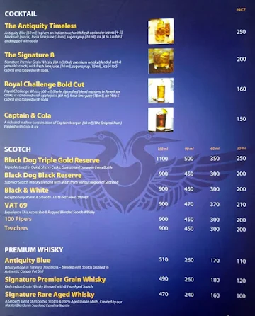 Rajmudra Restaurant & Bar menu 