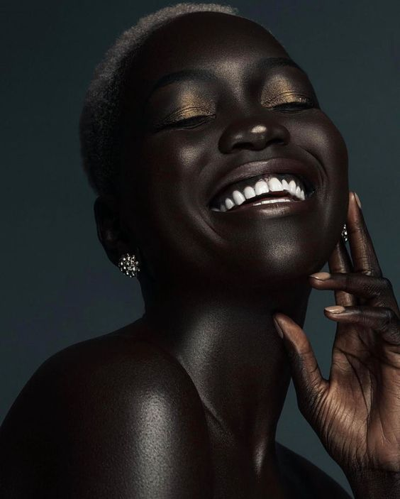 How Nyakim Gatwech Resets Beauty Standards with Her Dark Skin