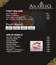 Arabesq menu 1