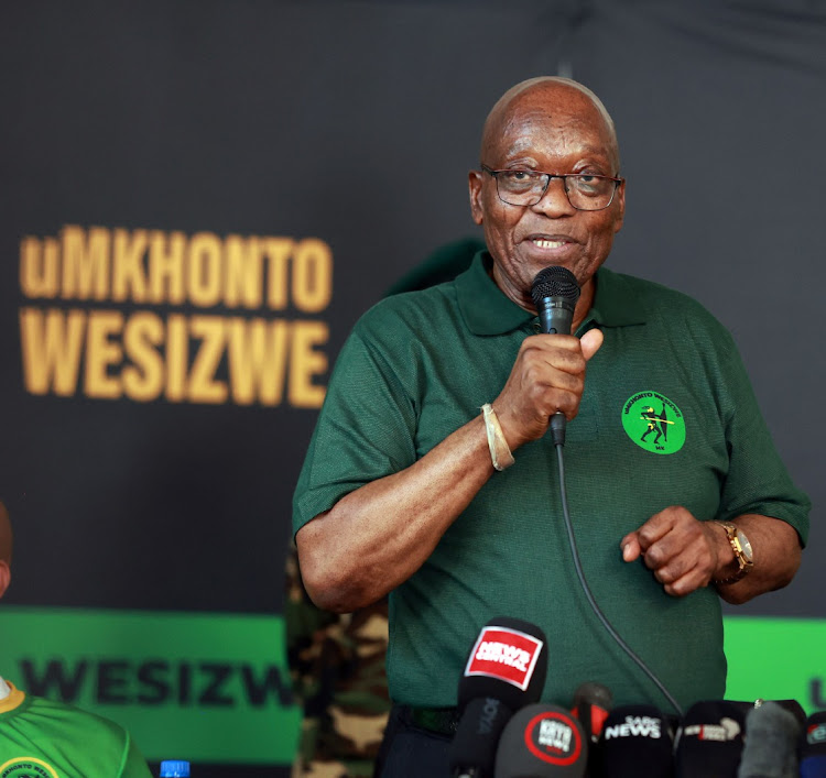 Former President Jacob Zuma has urged South Africans to vote for the newly-formed party, uMkhonto weSizwe.